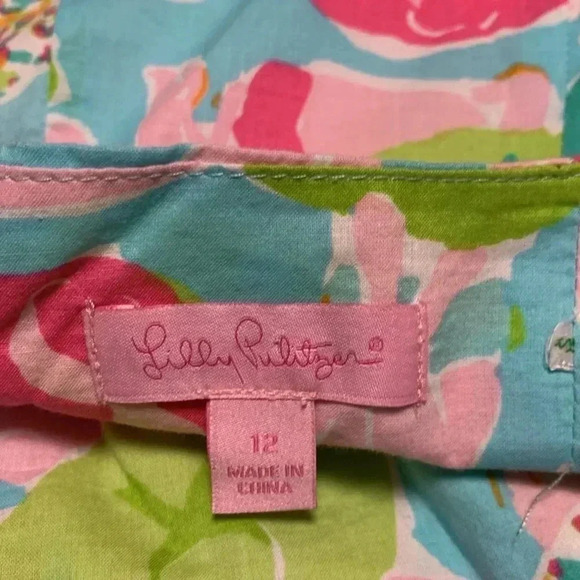 LILY PULITZER Girls Dress,Excellent Condition. 🌟Beautiful Print 🌟 - Picture 3 of 3